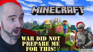 US Army Combat Veteran Plays Minecraft for the 1st Time!