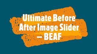 Ultimate Before After Image Slider – BEAF | WordPress Plugin