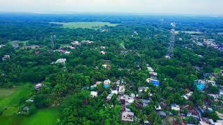 Pirojpur City Aerial View l Free stock footage l Free 4k Drone Video no Copyright (Hakaluki)