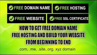 How to get free domain name for lifetime - Create a free Website com, org, net, uk NO CREDIT CARDS