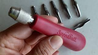 About Speedball Linoleum Cutter and Cutting Tool Use