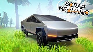 СТРОИМ: ТЕСЛА КИБЕР ТРАК НА МАГНИТАХ В SCRAP MECHANIC!!!