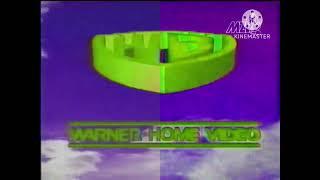 Warner Home Video (1996) Logo In Green Lowers Split Pika Major In Reversed