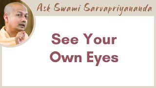 How do we check in ourselves whether we experience pure or reflected consciousness? | Your Own Eyes