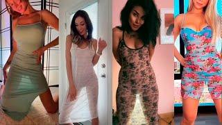 ASMR Transparent Dress #tiktok #challenge #dress #bigbank #asmr