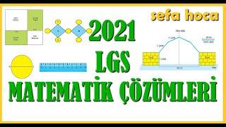 2021 LGS MATEMATİK SORULARI VE ÇÖZÜMLERİ