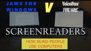 How does a BLIND person use a computer? Jaws for Windows and Mac Voiceover