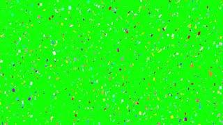 Green Screen Confetti Animation | Confetti Chroma key free copyright