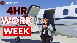 A Day in the Life of a Corporate Pilot: Flying the Citation CJ4 | Full Day | Home by 2p