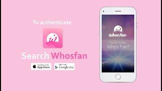 [Whosfan] How to authenticate K-POP album and reflect to Chart on Whosfan?