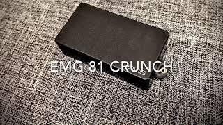 EMG 81 VS EMG 81X - clean, crunch, high gain, lead!