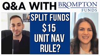 Q&A w/ Brompton Pt2: Split Share Funds Discussion w/ Michelle Tiraborelli - Split Funds Explained!