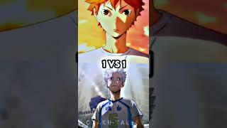 TIMESKIP HINATA VS HOSHIUMI | WHO IS STRONGEST #youtubeshorts #haikyuu