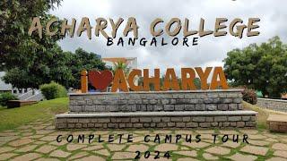 Acharya Institute Of Technology | Bangalore | Campus Tour 