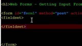 Creating Web Forms - Part 1
