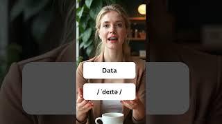 "How to Pronounce Data correctly?? Mastering Accents from Around the World!" #pronunciation