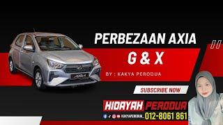 PERBEZAAN ANTARA AXIA G DAN X 2023