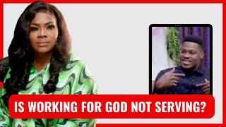 WHO WINS THE DEBATE: MAAME GRACE OR REV. E.N. Joseph?  STRIKING BALANCE BETWEEN WORK AND SERVING GOD