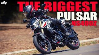 The Biggest Pulsar Ever! #PulsarNS400Z First Ride Review
