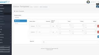 Opencart Option Templates Extension