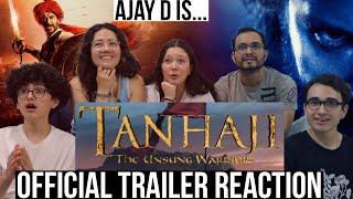 TANHAJI: THE UNSUNG WARRIOR TRAILER REACTION!! | MaJeliv Reactions | Ajay Devgn is Tanhajji