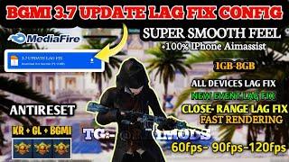 Bgmi 3.7 Lag Fix Config, 90 Fps+Smooth Config Pubg Kr+Gl+Bgmi, bgmi lag fix config 3.7