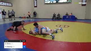 2018 Marine Corps US Open/UWW Junior Greco Roman 97 RR Rnd 3 - Austin Harris (CWC-TMWC) Vs. Hunter