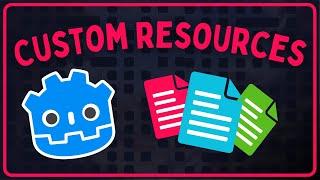 Introduction to Custom Resources in Godot!