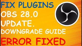 How To Fix Plugins Failed To Load In OBS Studio | Fix "Plugins failed to load" | Fix Plugins OBS 28