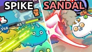 Spike + Sandal - 2002 MMR S19 Gameplay | Axie Infinity