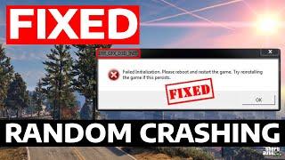 How To Fix GTA V Random Crashing (Crash on Startup) - Epic Games & Steam