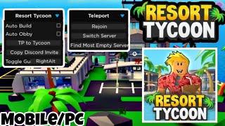 Roblox script hack|tropical resort tycoon|script made by Jack's Hub|Mobile/PC|Lion Kc Lee