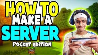 How To Create Server In Minecraft pe 1.20 In Hindi | How To Create Your Minecraft SMP In Mobile
