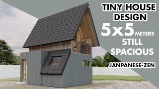 Tiny House Design (5x5 Meters) that still spacious?. Watch this..