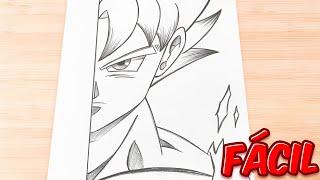 How to Draw Goku Ultra Instinct Step by Step | Easy Pencil Drawing Tutorial