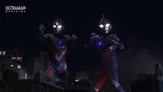 Ultraman Trigger and Tiga Team up  - with Take me Higher