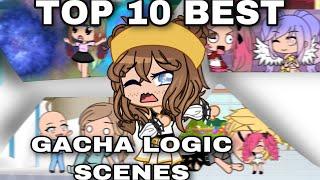 TOP 10 BEST GACHA LOGIC SCENES ~ gacha life funny skit