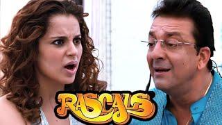 तुम मेरा हाथ पकड़ लो, हाथ में बच्चा दूँगा - Sanjay Dutt | Rascals Movie Comedy | Kangana Ranaut