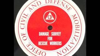 Damage Survey For Rescue Workers (Civil Defense Training LP - Circa 1959)