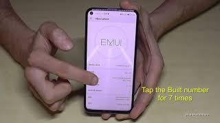 Huawei Nova 5T: How to enable the Developer Options? for USB Debugging etc.