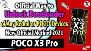 Unlock Bootloader of POCO X3 Pro Or Any Other Redmi or POCO Devices (New Official Method) 2021