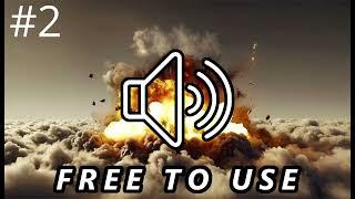 Epic Explosion Sound Effects | 4 different | Free to use