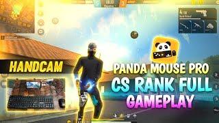 Panda mouse Pro CS rank gameplay | free fire play with keyboard⌨️ and mouse @LOVERGAMERYT