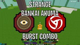 STRANGE + BANKAI AKUMA OP BURST COMBO | Shindo Life Roblox