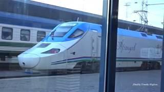 High Speed Trains and Soviet Trains in Uzbekistan 2020: Поезда в Узбекистане