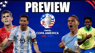 Copa America 2024 PREVIEW | Messi & Argentina Back to Back? Vini Jr. DUB? Darwin RISES?