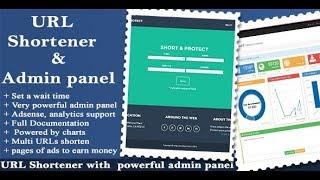URL Shortener with Ads and Powerful Admin Panel - Latest Free Download