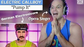 BEST WORKOUT SONG. Professional Singer REACTION & ANALYSIS - Electric Callboy | Pump It