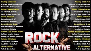 Linkin park, Coldplay,Creed, AudioSlave, Hinder, Evanescence - Alternative Rock Of The 90s 2000s #1