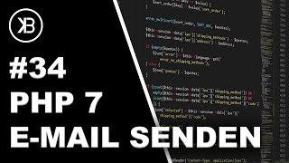 PHP 7 Tutorial 2019 Anfänger | #34 PHP HTML E-Mail senden